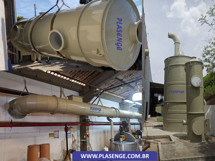 Lavadores de Gases para Banhos de Galvanoplastia